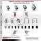 Service Caster 5 Inch 316SS Blue Poly Swivel 1-1/4 Inch Expanding Stem Caster Set Brake SCC SCC-SS316EX20S514-PPUBBLUE-TLB-114-4 - alternate 4